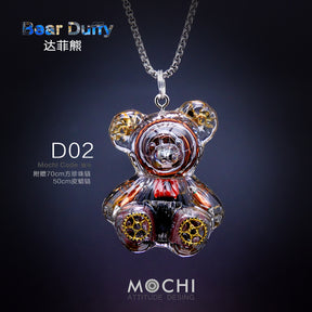 Creative Cyberpunk Duffy Bear Couple Necklace Sweatshirt Pendant-nowadaysfashion