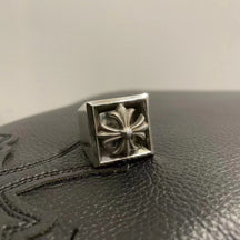 chrome hearts cross anchor square ring