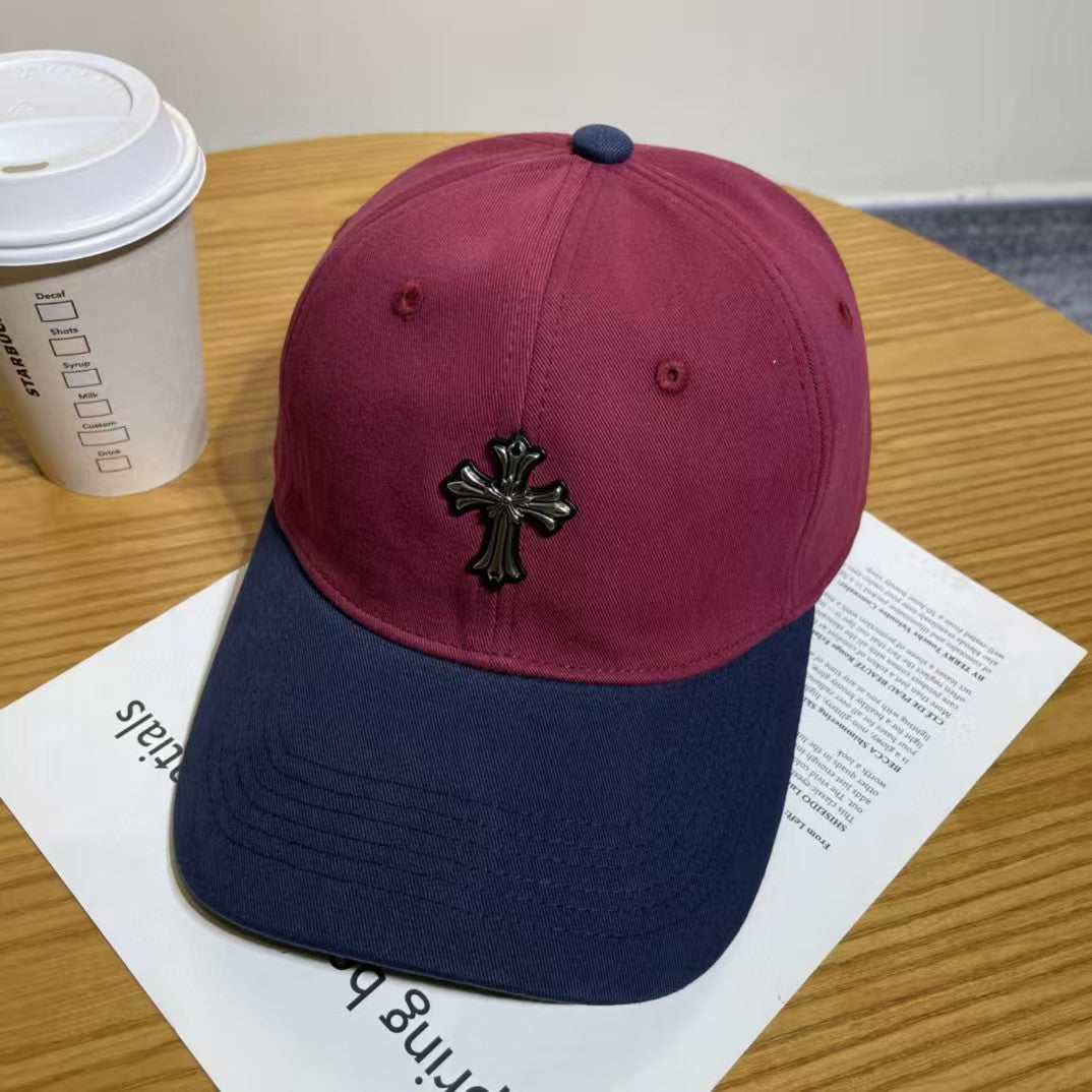 Chrome Hearts Ripped Denim Baseball Cap