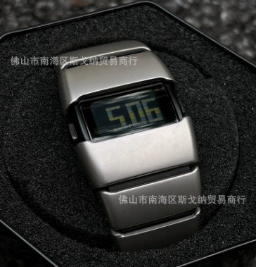 Y2K Futuristic Retro LED Digital Watch