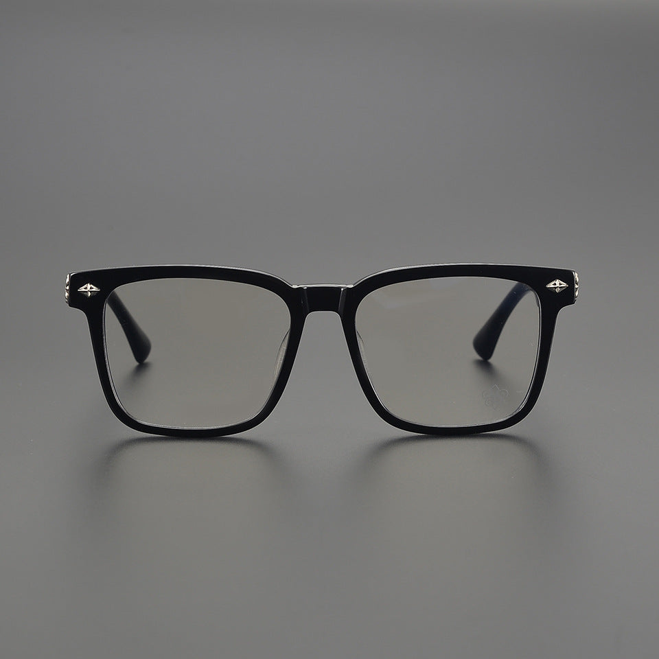 Chrome Hearts Acetate Pure Titanium Square Frame Eyeglasses