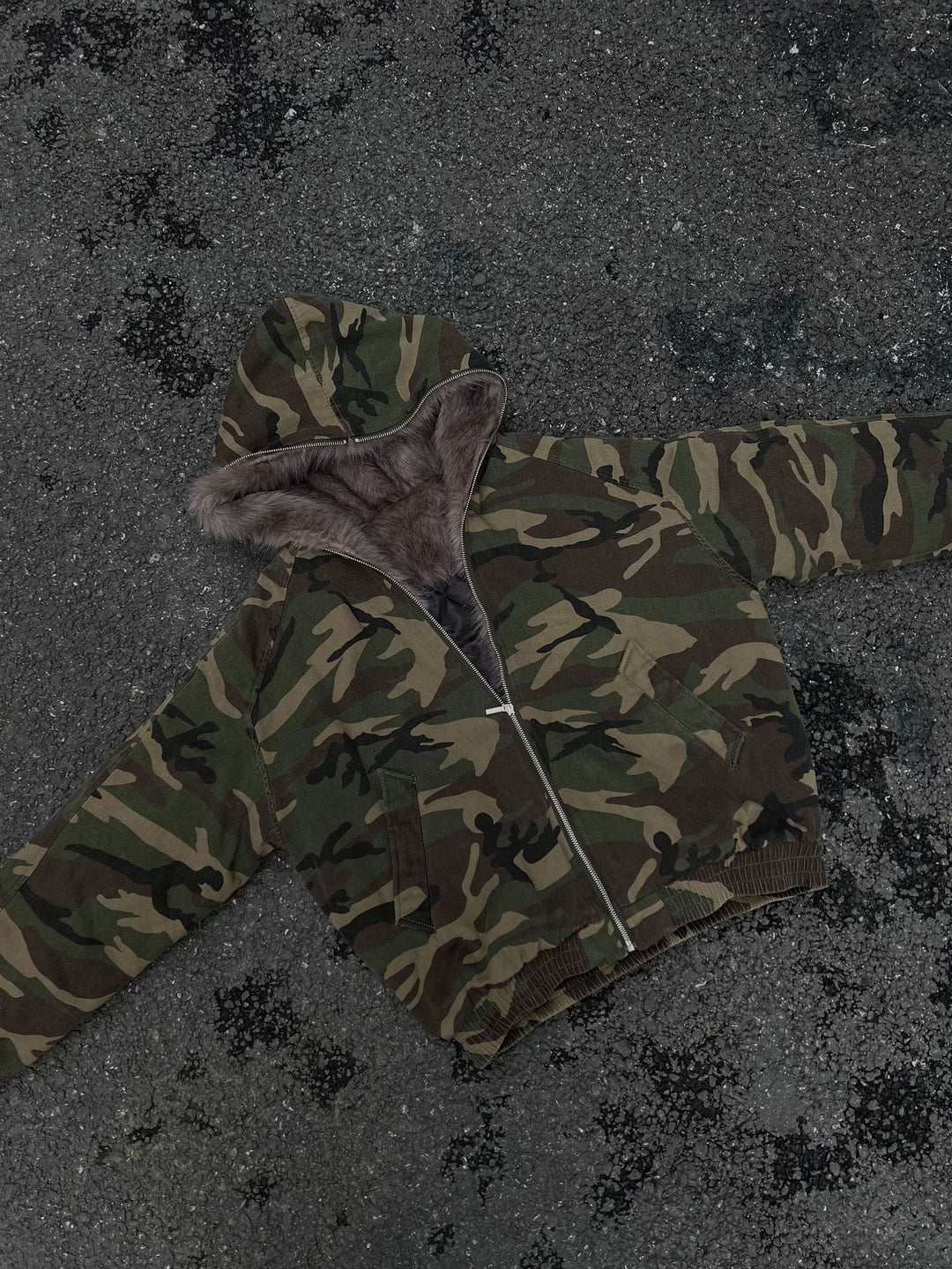 Camouflage Thick Cotton-padded Jacket