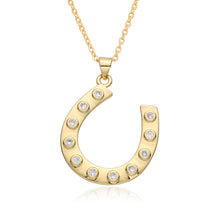 horseshoe necklace 25mm