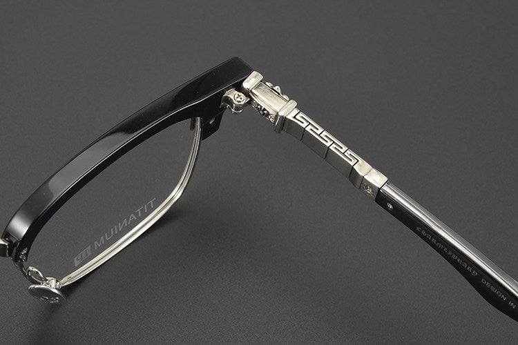 Chrome Hearts Hand-Carved Business Eyeglasses
