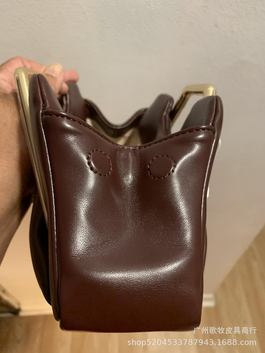 Retro PU "Cloud" Ruched Handbag