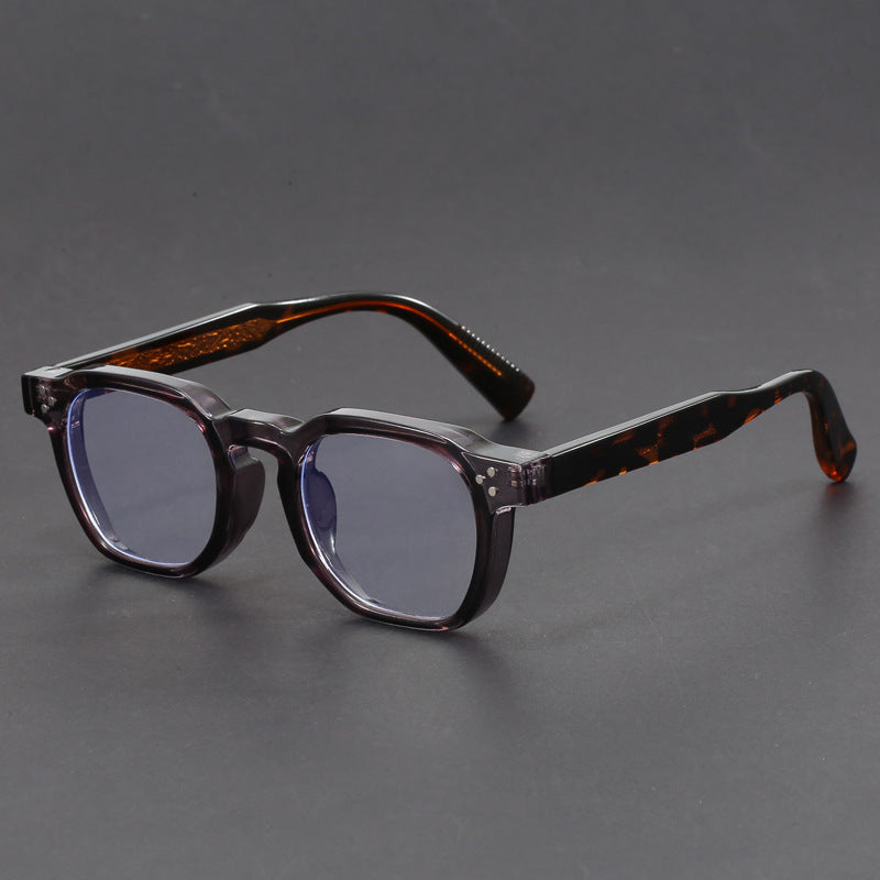 Classic retro square blue light blocking glasses