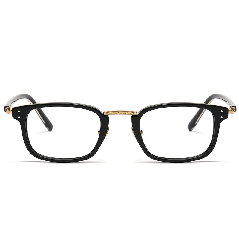 Small square retro eyeglass frames