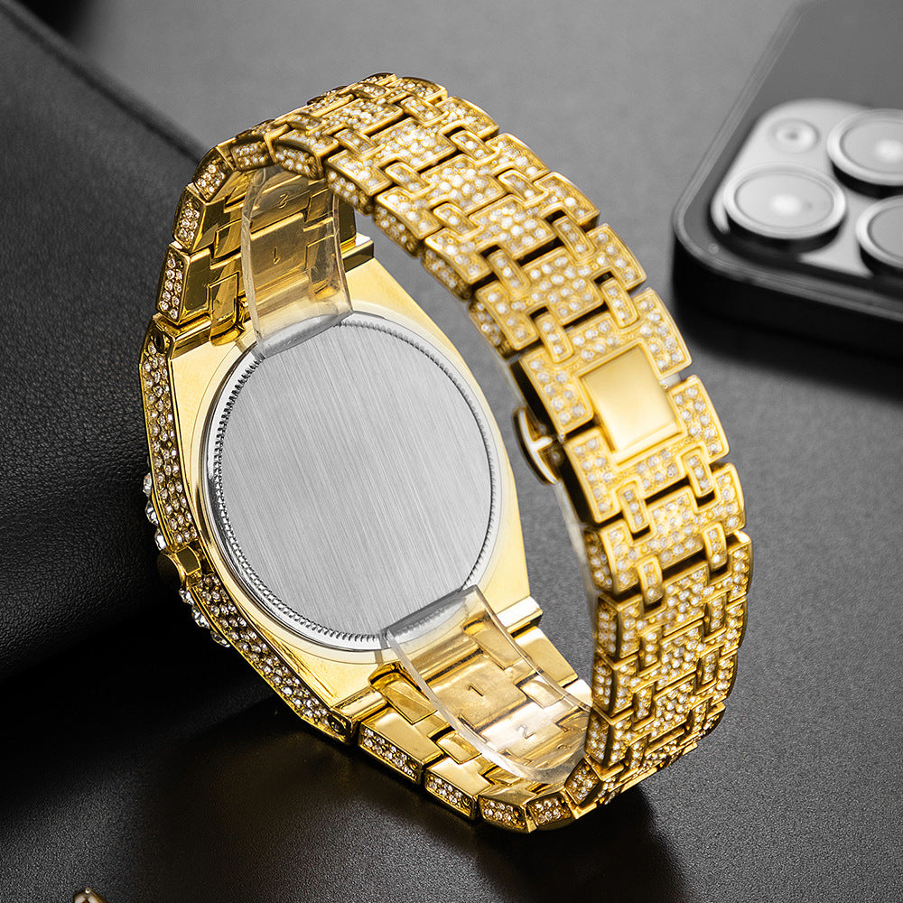 "Starry Sky" Diamond-Set Men's Quartz Watch