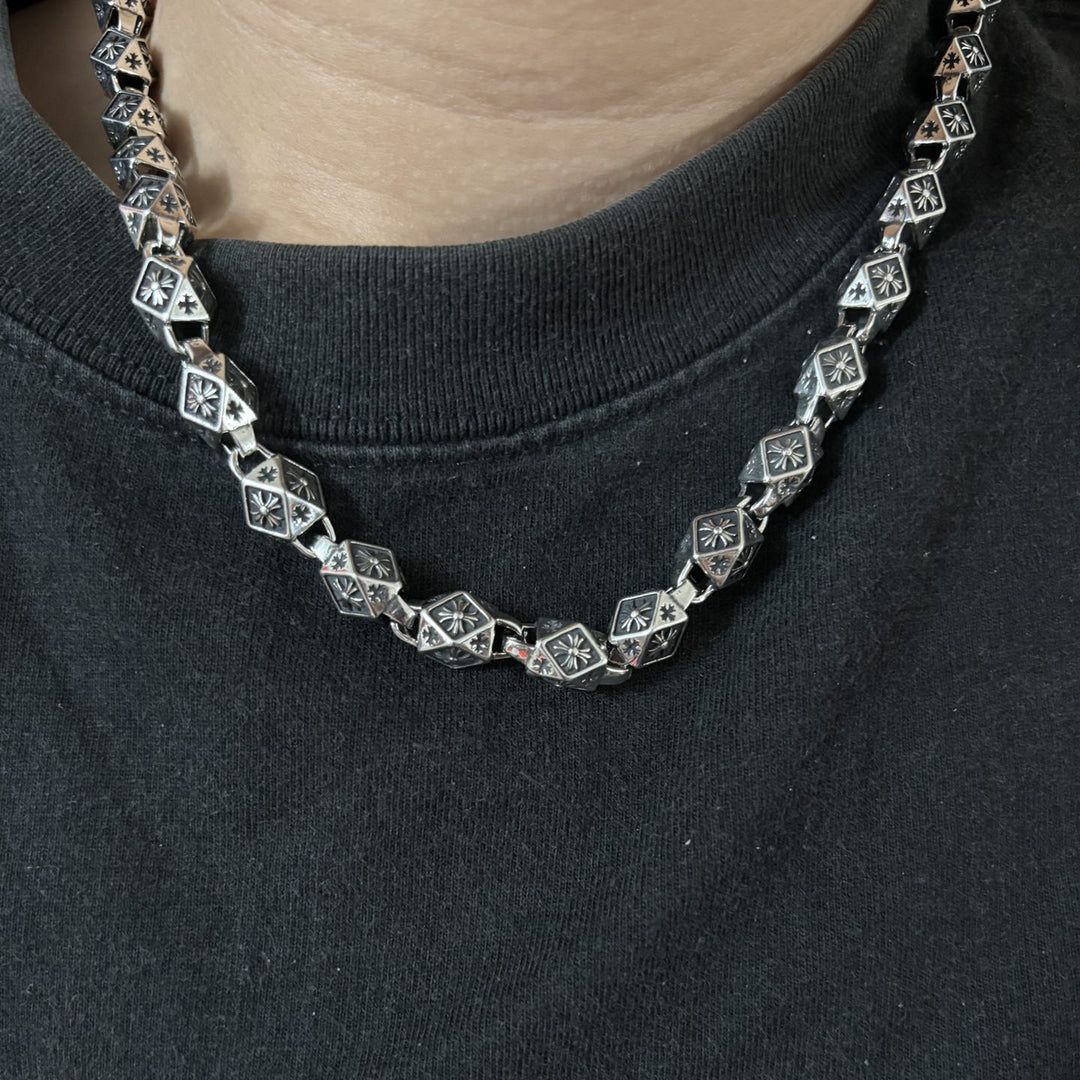 Chrome Hearts Cross Hook Necklace