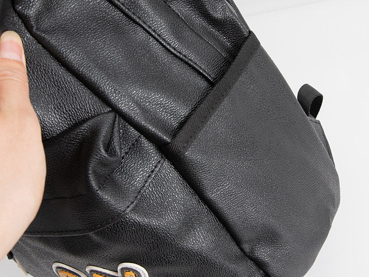 Chrome Hearts Cross Large Capacity PU Leather Backpack