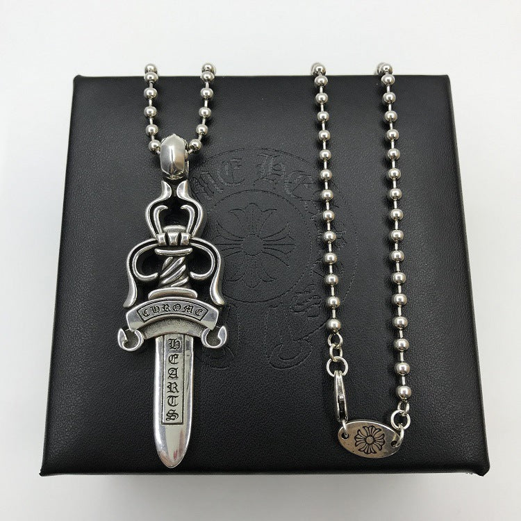 Chrome Hearts Dagger Pendant Necklace