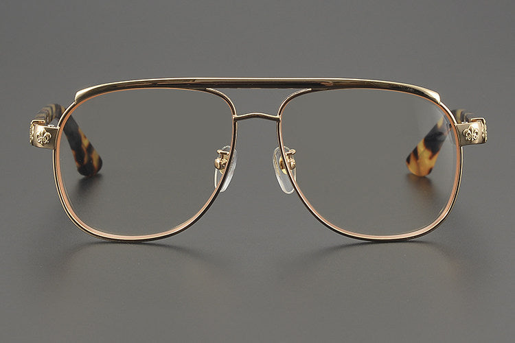 Chrome Hearts Hand-Engraved Aviator Glasses
