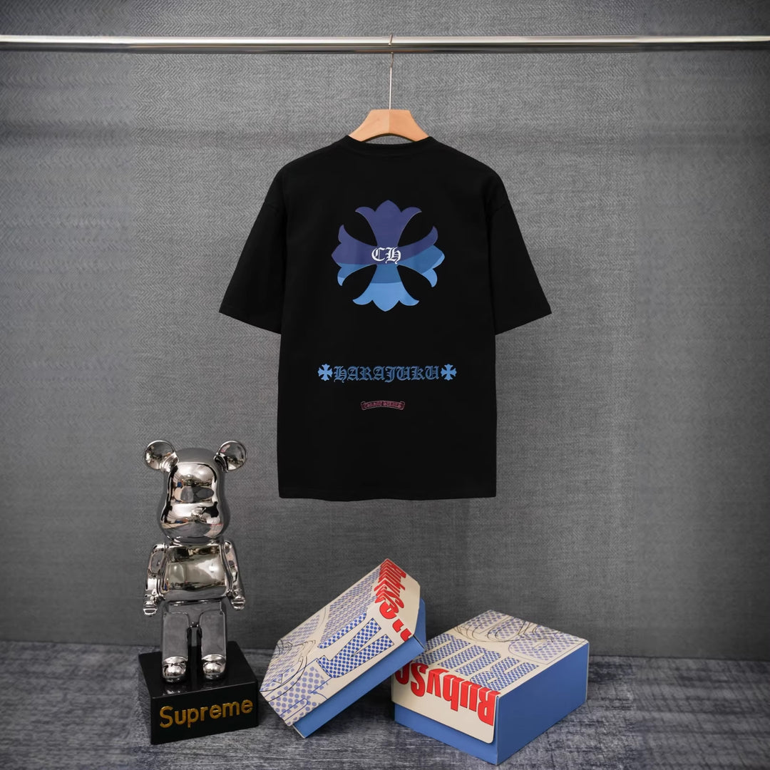 Chrome Hearts Summer Printed T-Shirt Short-Sleeve