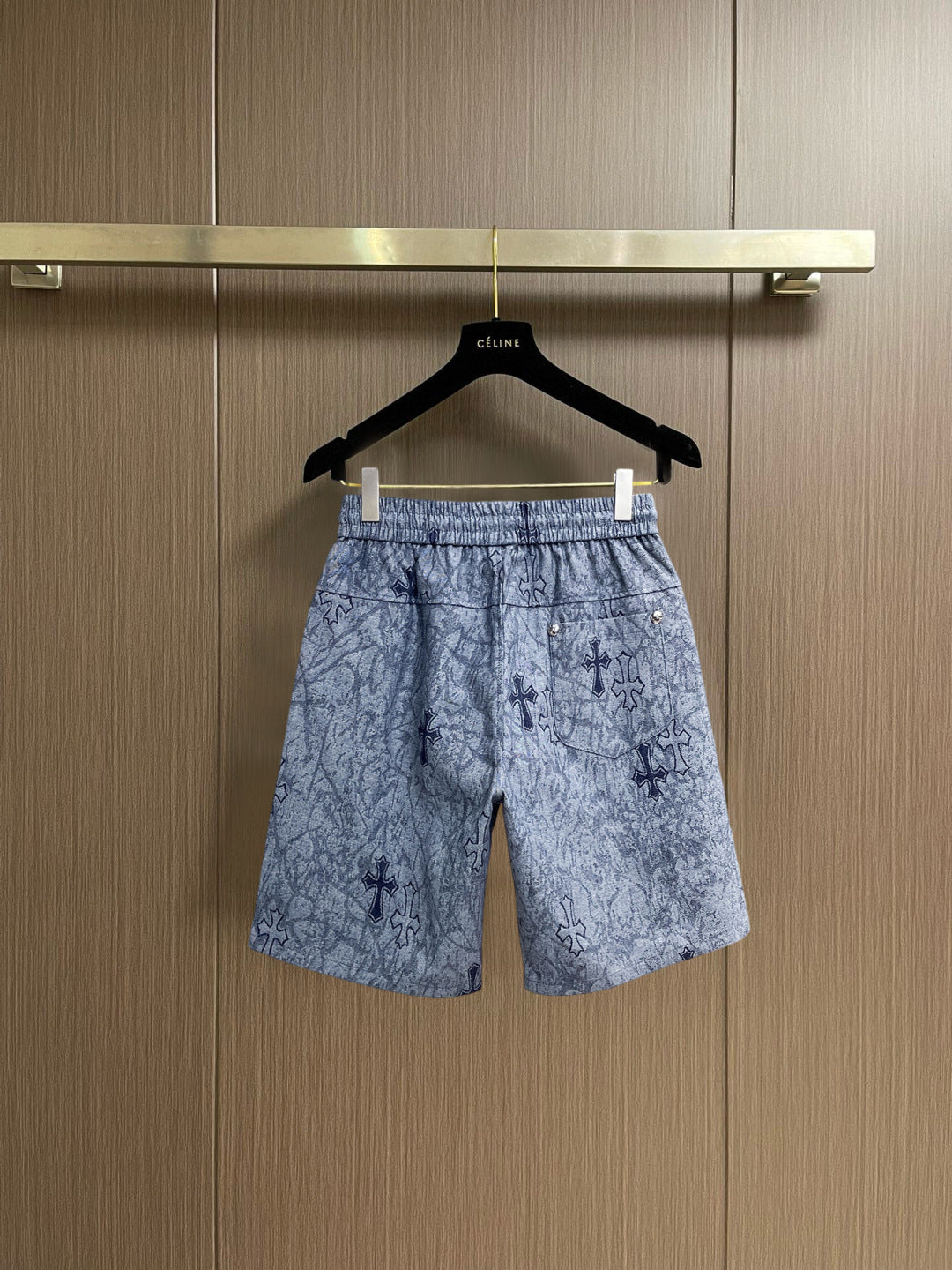 Chrome Hearts horseshoe cross breathable casual shorts