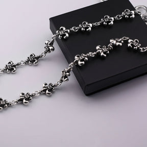 chrome hearts anchor sieve anchor buckle chain