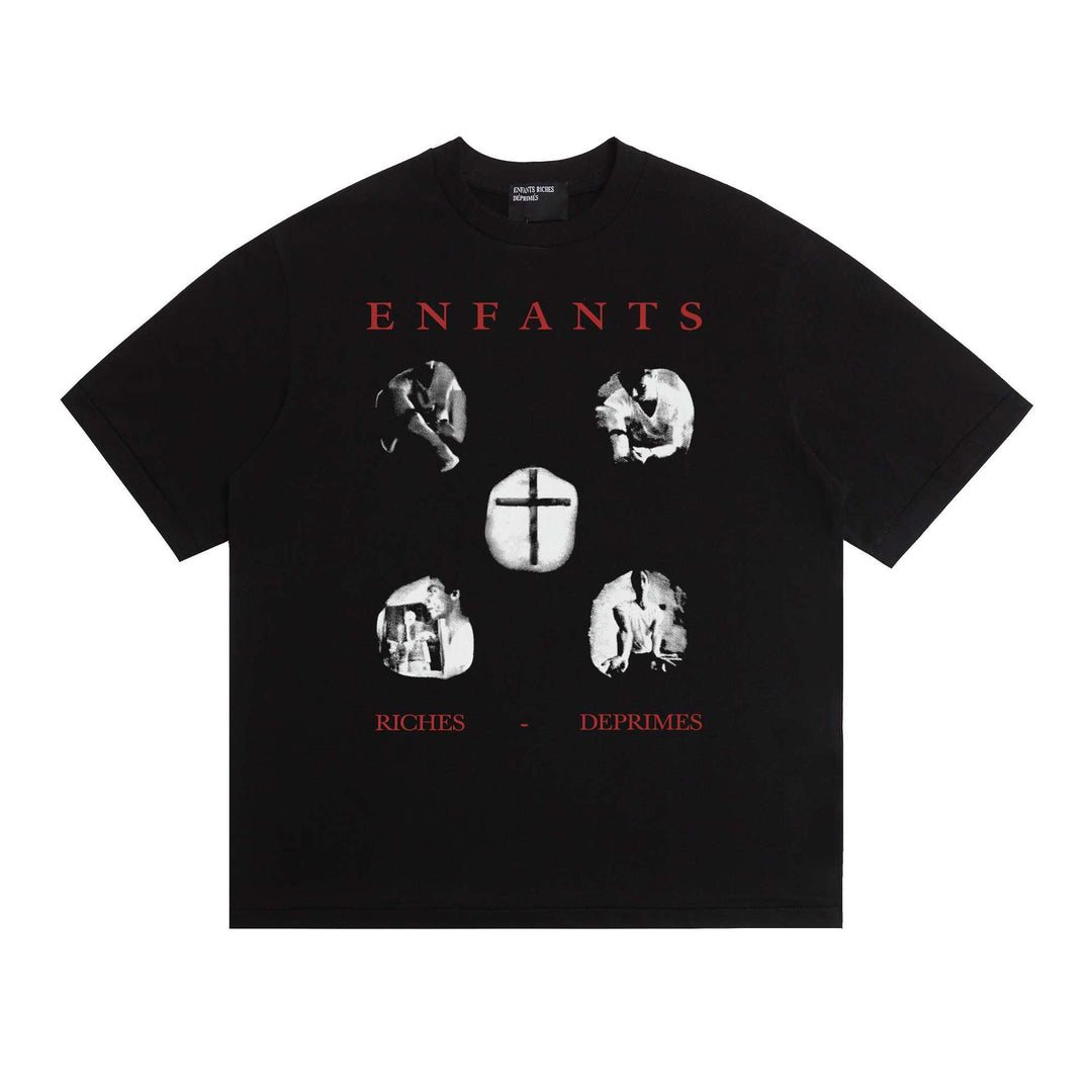 ERD Melancholy Rich Second Generation Print Short-Sleeve T-Shirt