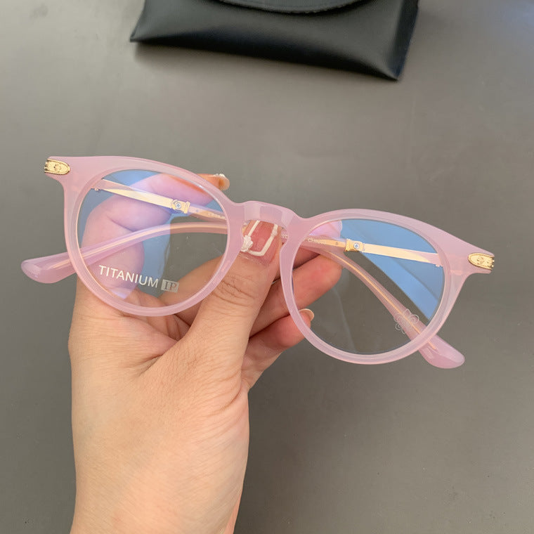 Chrome Hearts retro large frame versatile glasses