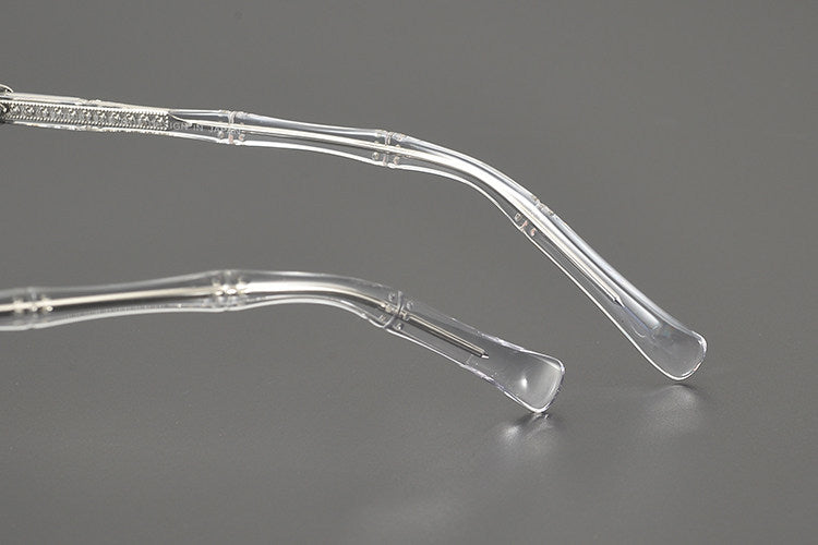 Chrome Hearts Hand-Engraved Vintage Browline Eyeglasses