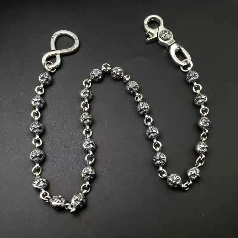 chrome hearts chain waist trouser chain bag chain Key chain chrome hearts dagger