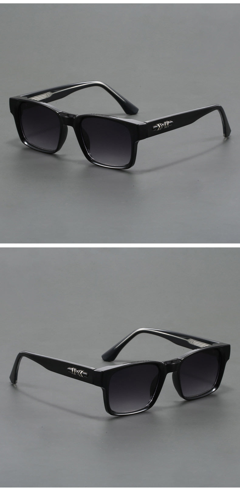 Thick-rimmed anti-blue light photochromic glasses