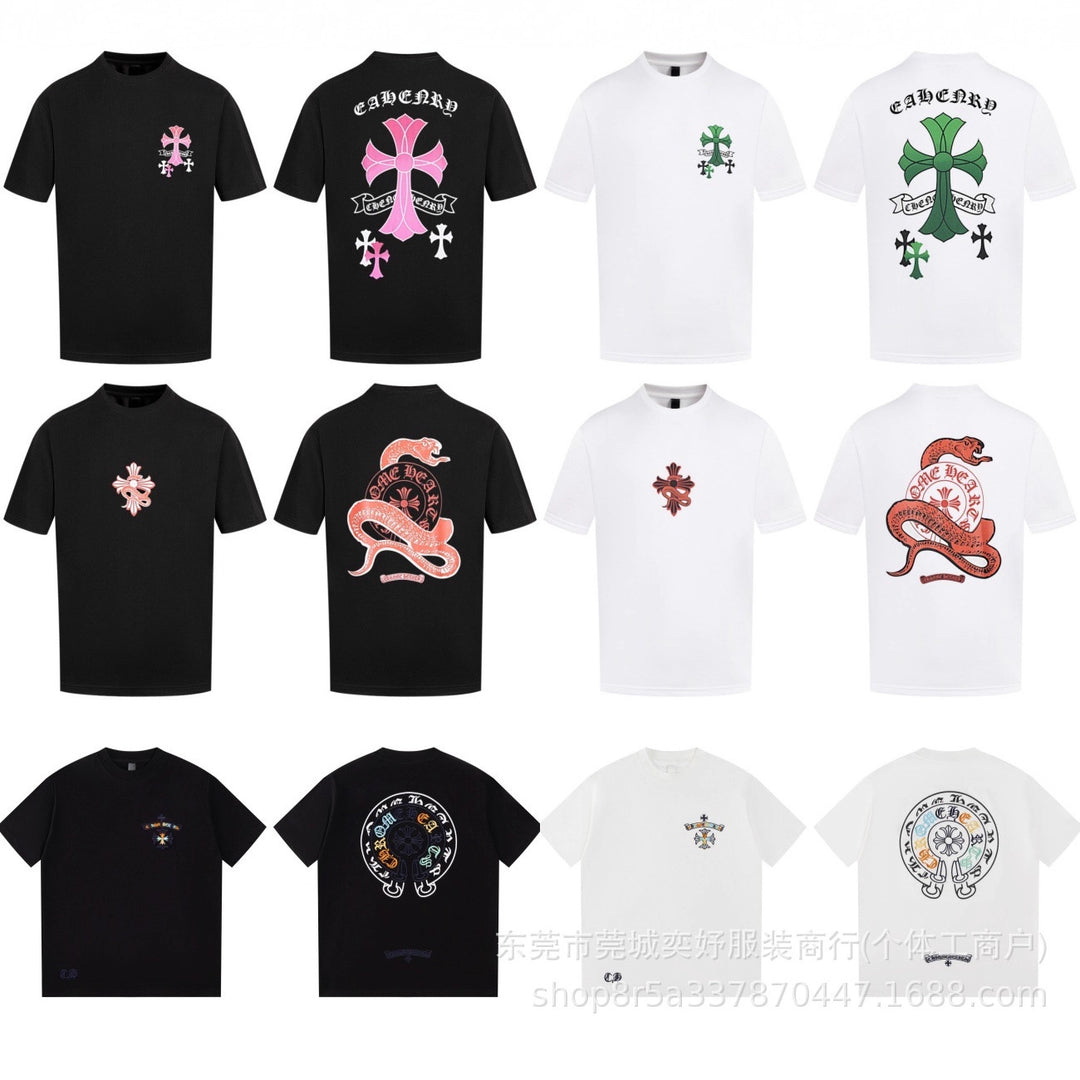 Chrome Hearts Sanskrit Print Short-Sleeve T-Shirt