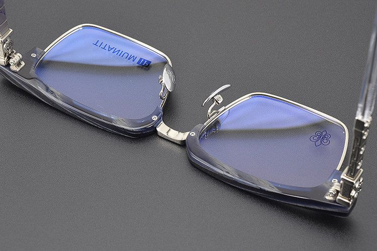 Chrome Hearts Style Hand-Carved Eyewear
