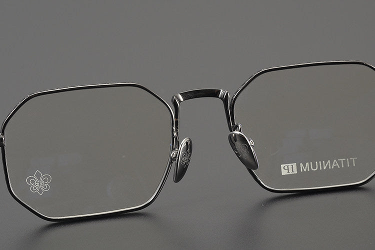 Chrome Hearts Polygonal Handcrafted Titanium Eyeglasses