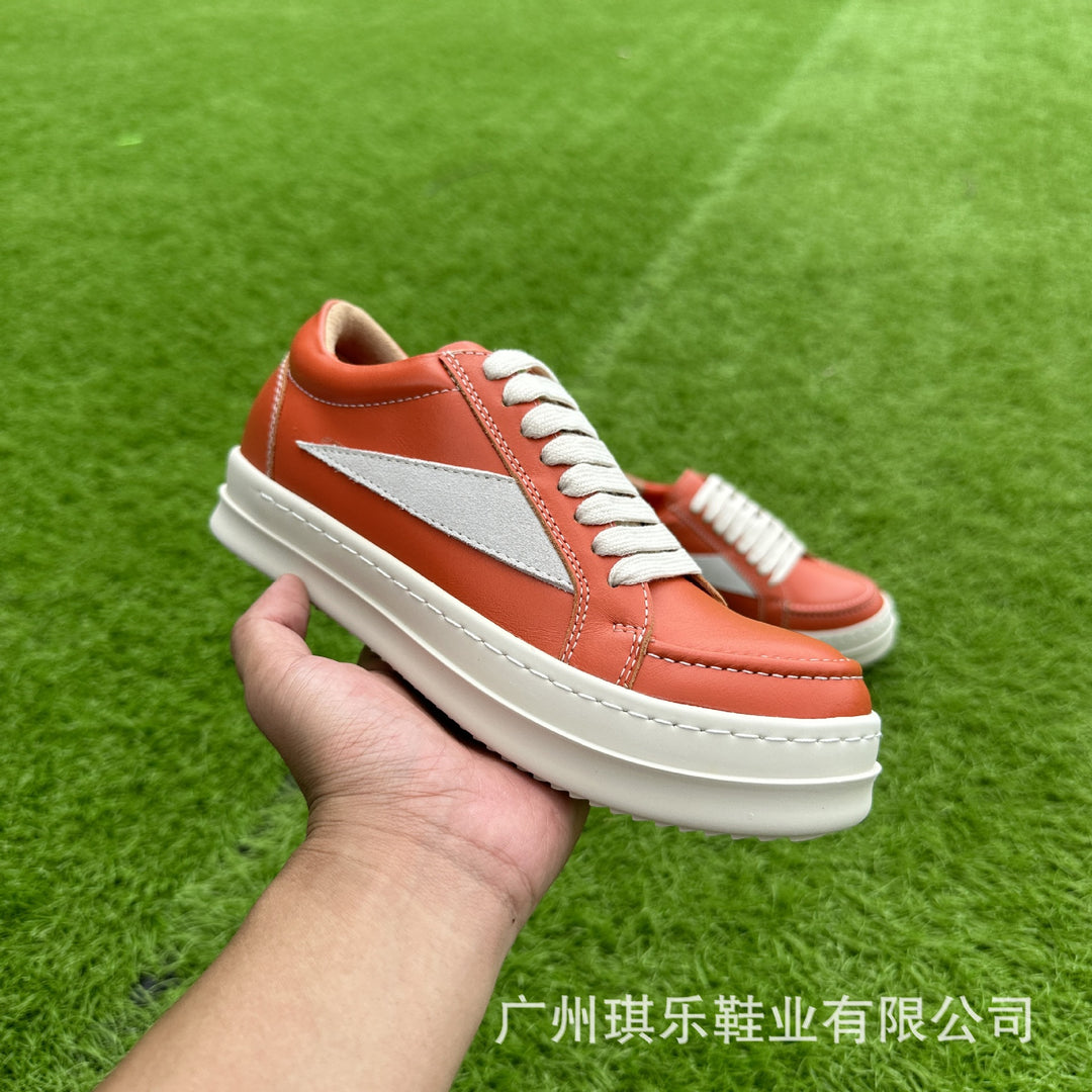 Little Triangle Genuine Leather Casual Skate Shoes