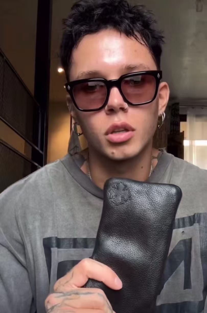 Chrome Hearts AMB Square-Frame Sunglasses