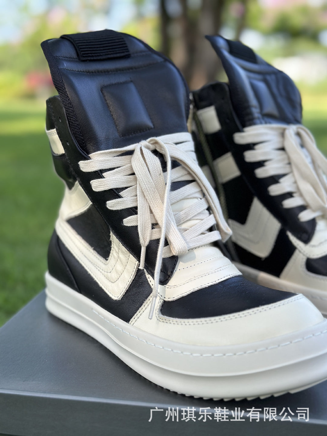 Thick-Sole, Height-Increasing, High-Top Genuine Leather Sports Boots