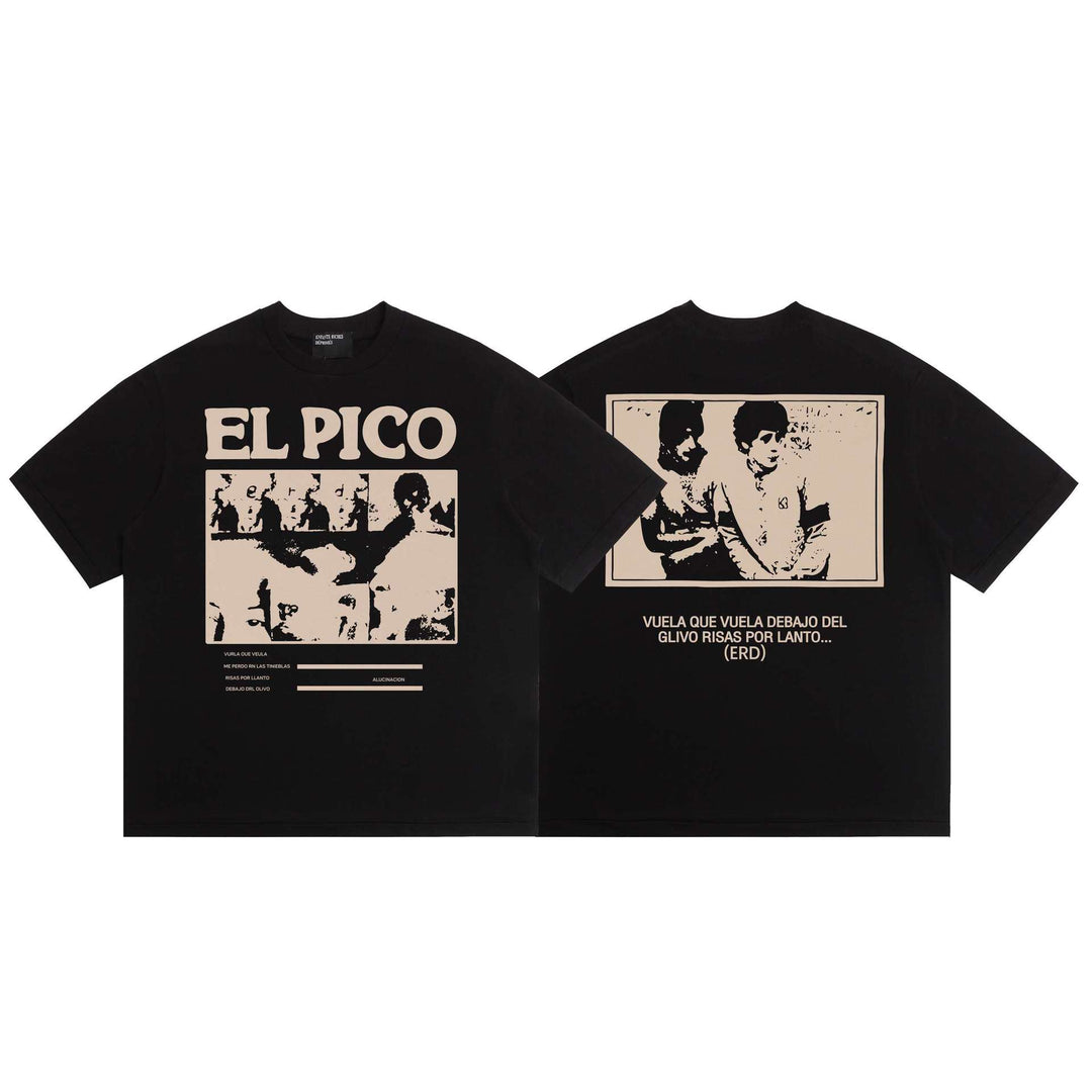 ERD Melancholy Rich Second Generation Print Short-Sleeve T-Shirt