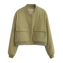 Large pocket short jacket