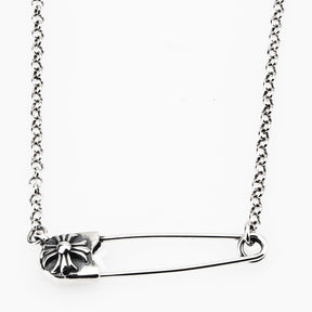 chrome hearts cross pin necklace