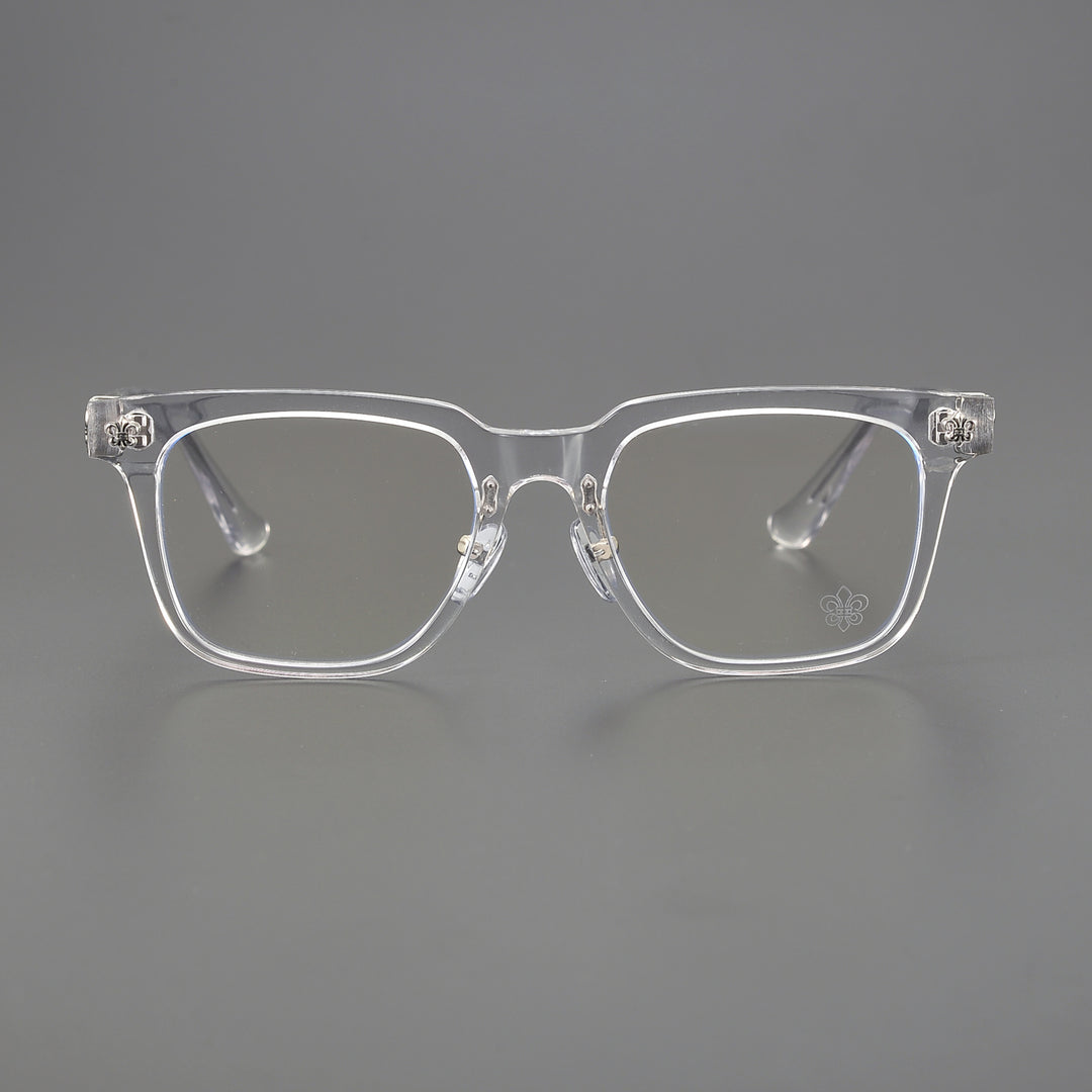 Chrome Hearts-Style Retro Acetate Eyeglass Frames