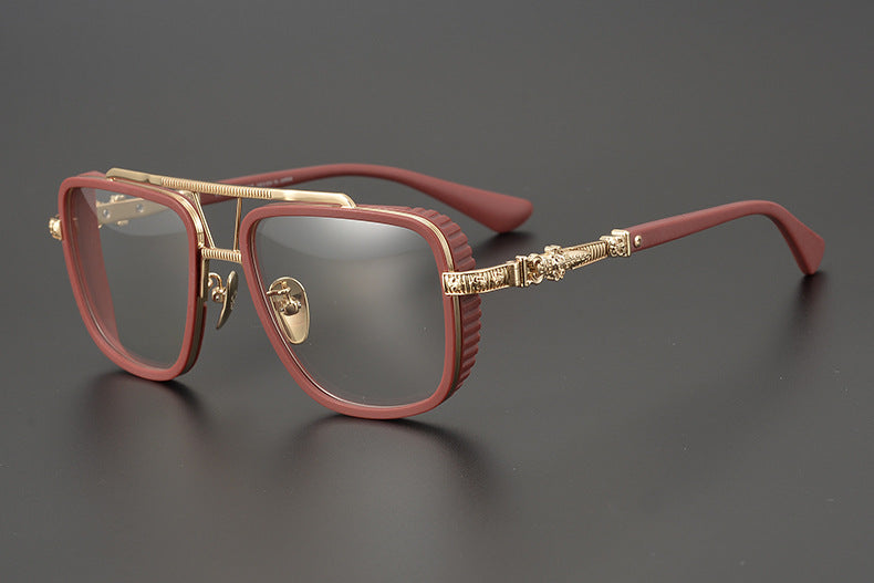 Chrome Hearts Double-Bridge Eyewear with Premium Engraving