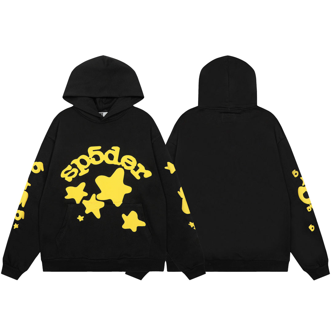 Sp5der555555 Spiderweb Foam Print Sweatshirt Set
