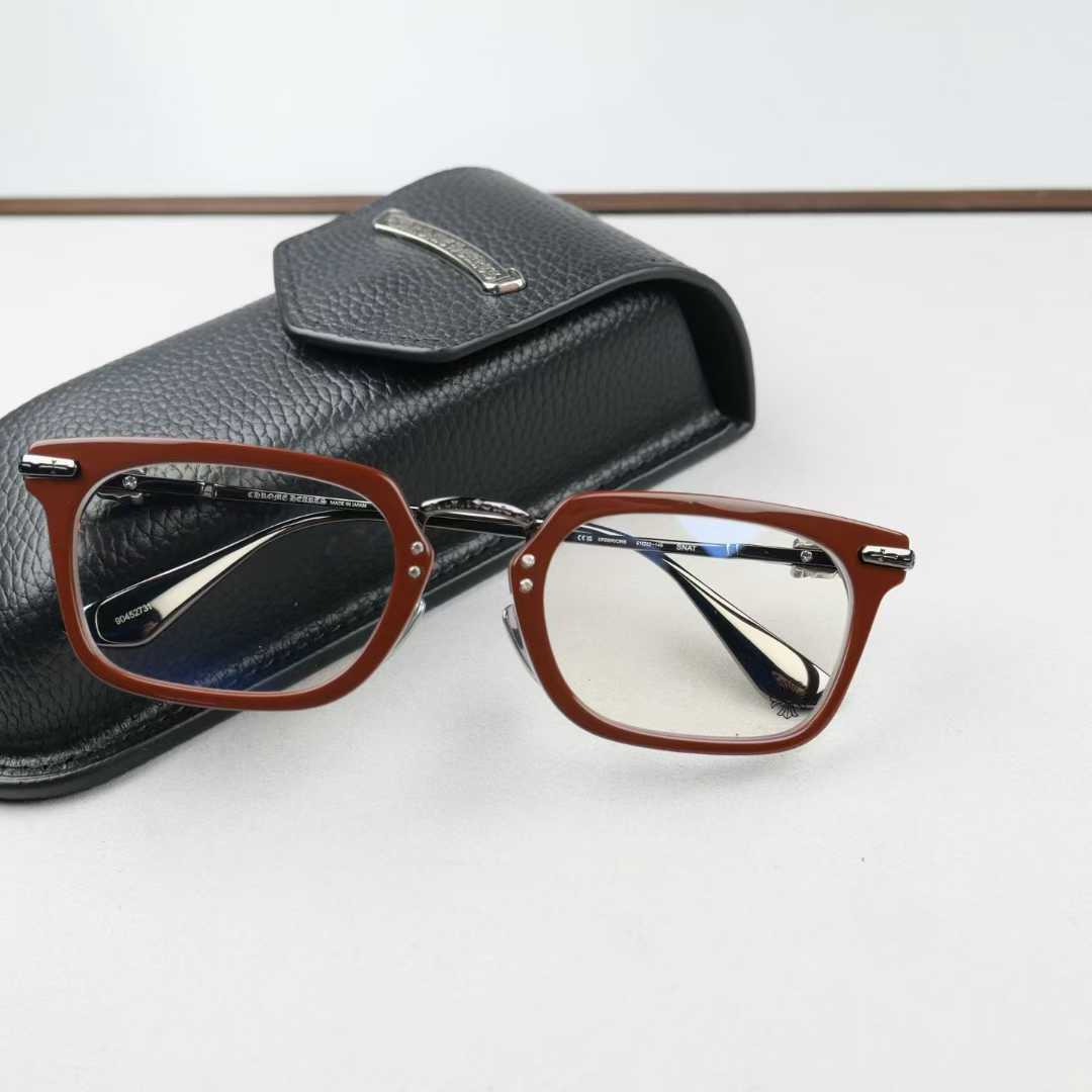 Chrome Hearts SNAT acetate and metal glasses