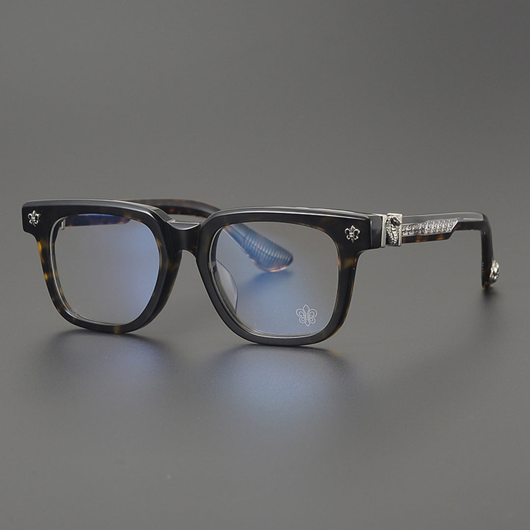 Chrome Hearts carved snake logo glasses