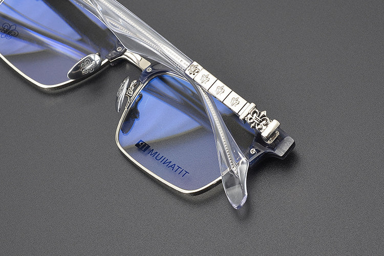 Chrome Hearts Style Hand-Carved Eyewear
