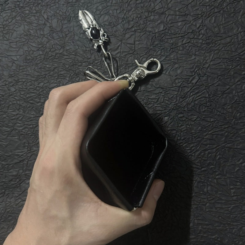 Portable Magnetic Coin Purse, Earphone Holder, Card Holder, Keychain