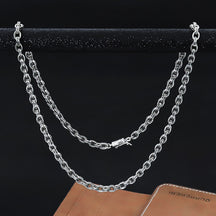 S925 silver letter chain