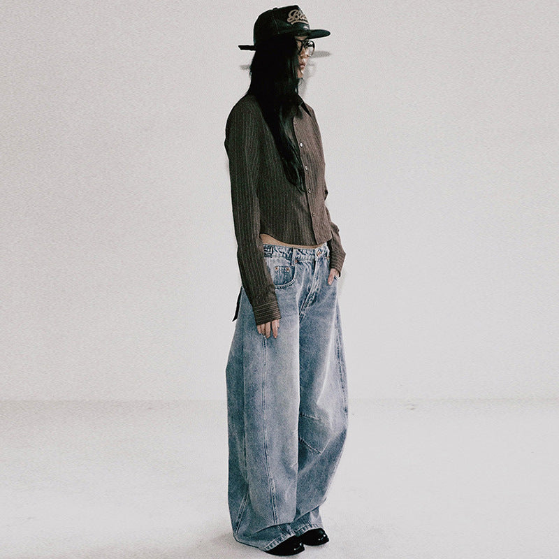 American-Style It-Girl Jeans Loose-Fit & Slimming