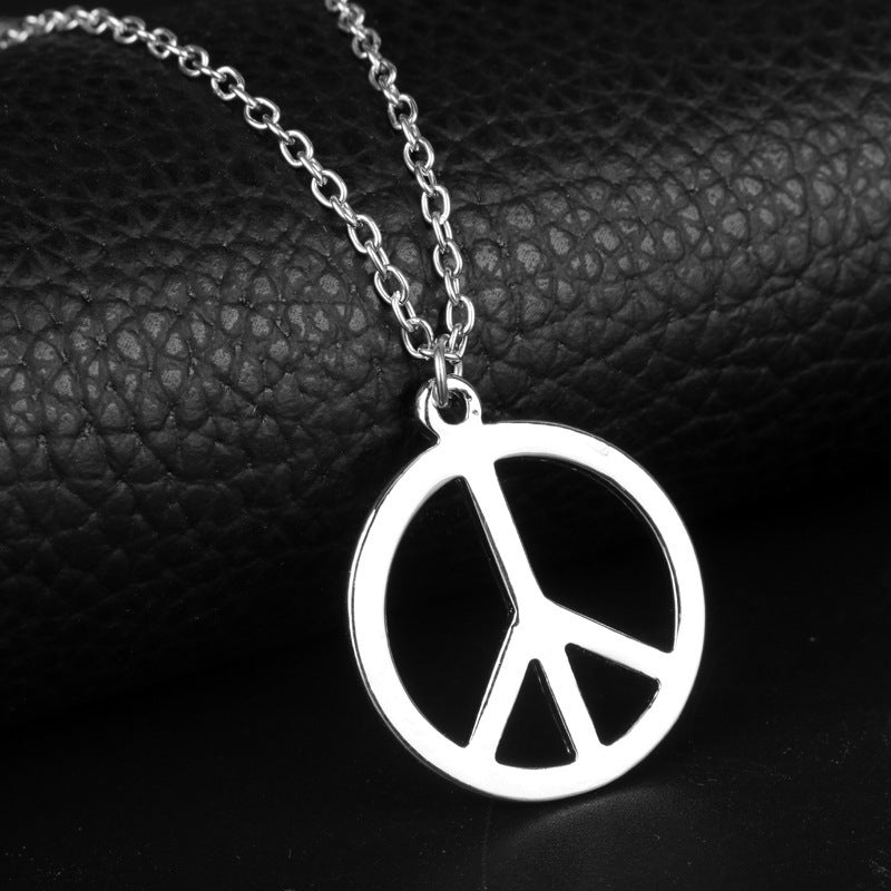 peace sign necklace