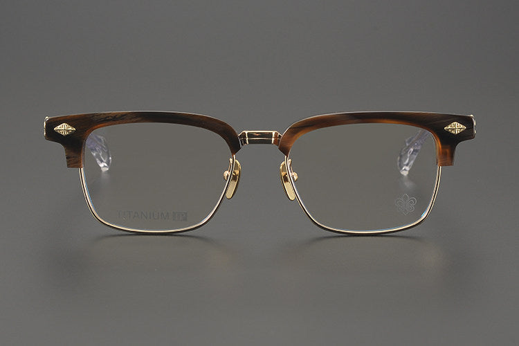 Chrome Hearts Hand-Carved Business Eyeglasses