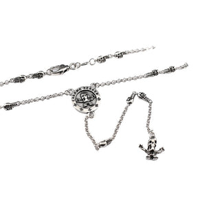 chrome hearts skull necklace