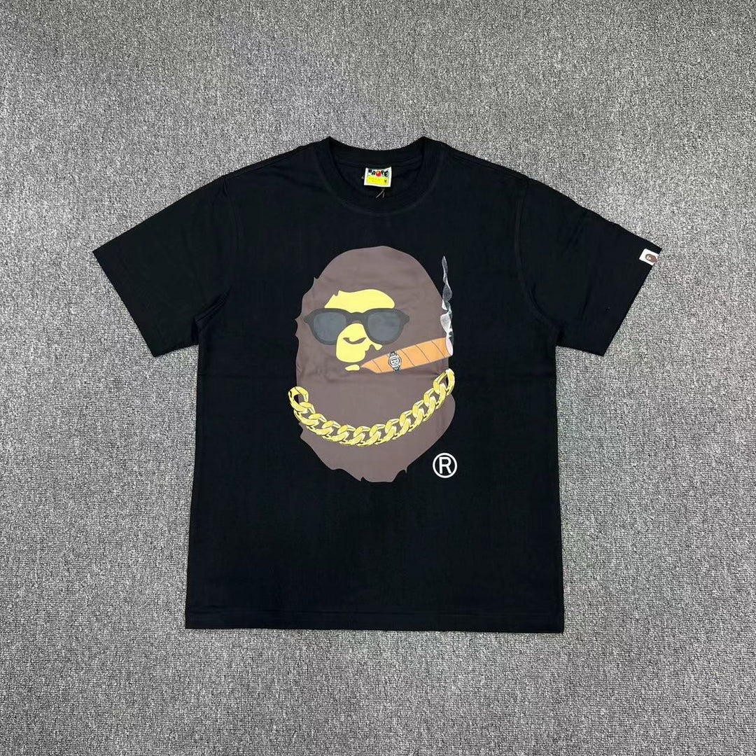 BAPE cartoon Ape print short-sleeved T-shirt