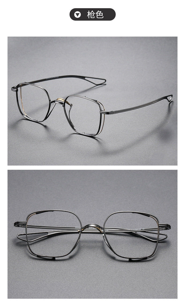 Trendy Design Handcrafted Titanium Eyeglass Frames