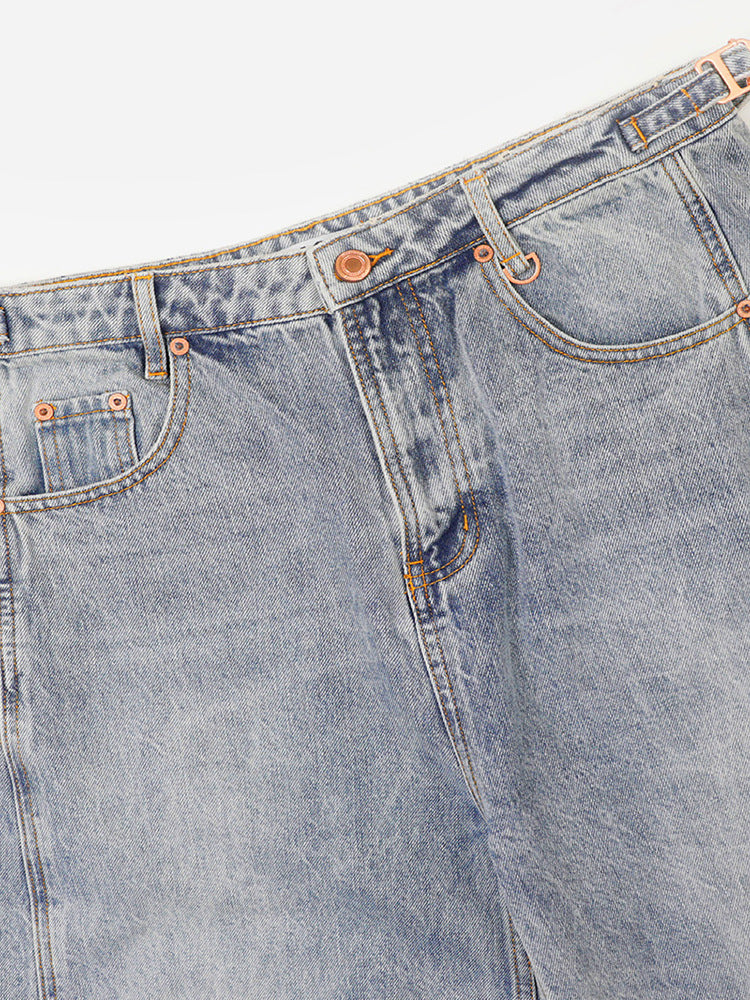 American-Style It-Girl Jeans Loose-Fit & Slimming