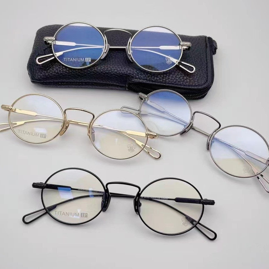 Chrome Hearts Dark Aesthetic Metal Optical Glasses