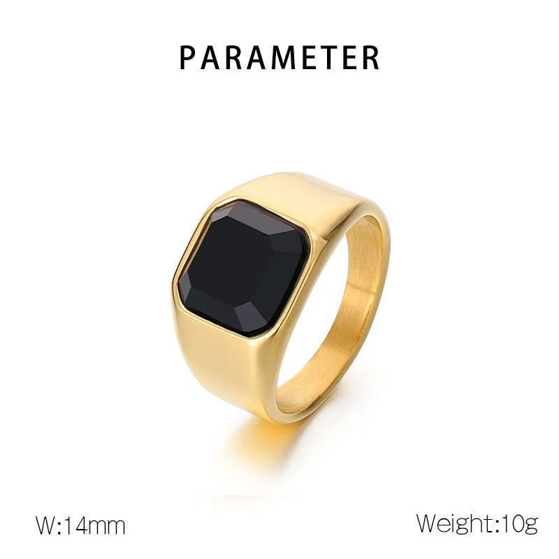 Bold and retro amber stone jewelry